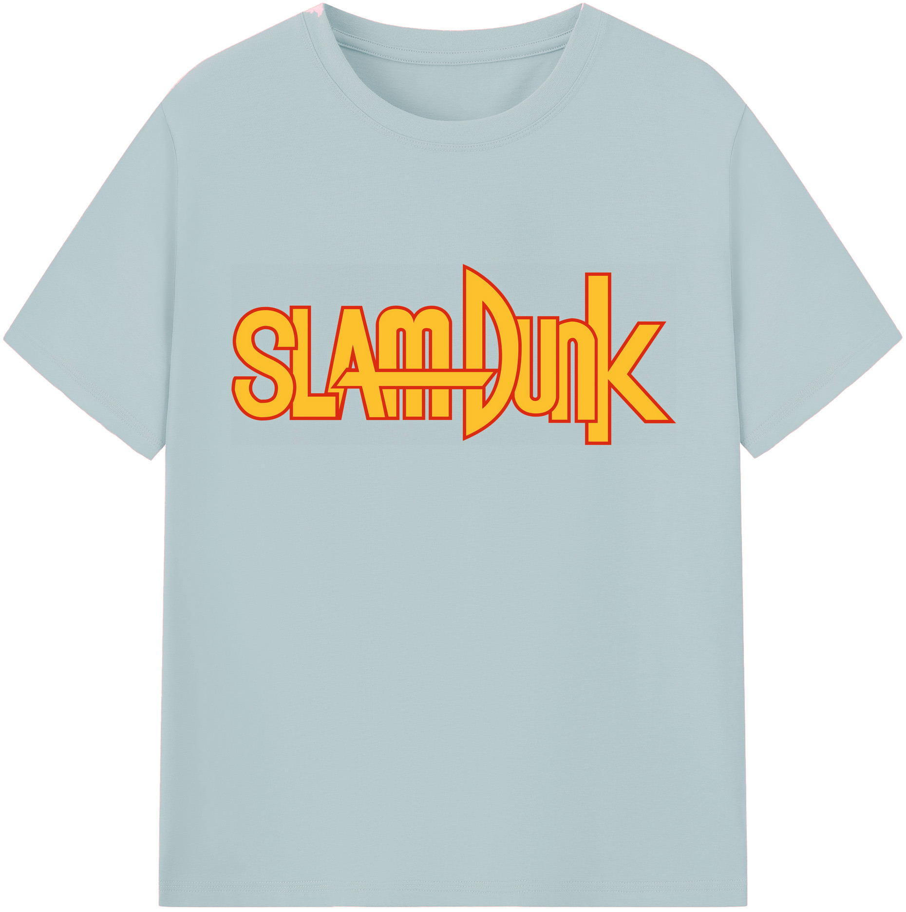 SLAM DUNK／スラムダンク 綿100％半袖Tシャツ（フロントプリント）